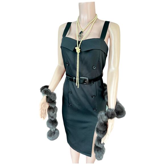 Complete 1920s Gangster Costume: Dress + 6 Accessories - Halloween/Cosplay Med. - Picture 7 of 10